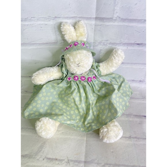 Hallmark 2002 Bunnies By The Bay 10in Tussie Mussie Easter Plush Bunny Rabbit - Picture 1 of 8